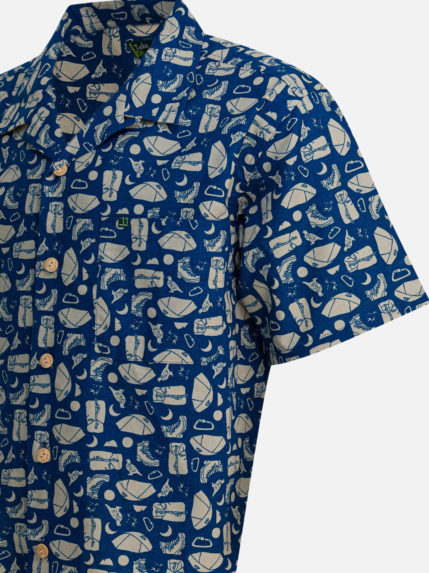 Camicie casual Print  Blu - Montbell Uomo | PDP | VIETTI Online Store | Zoom-Modal_4
