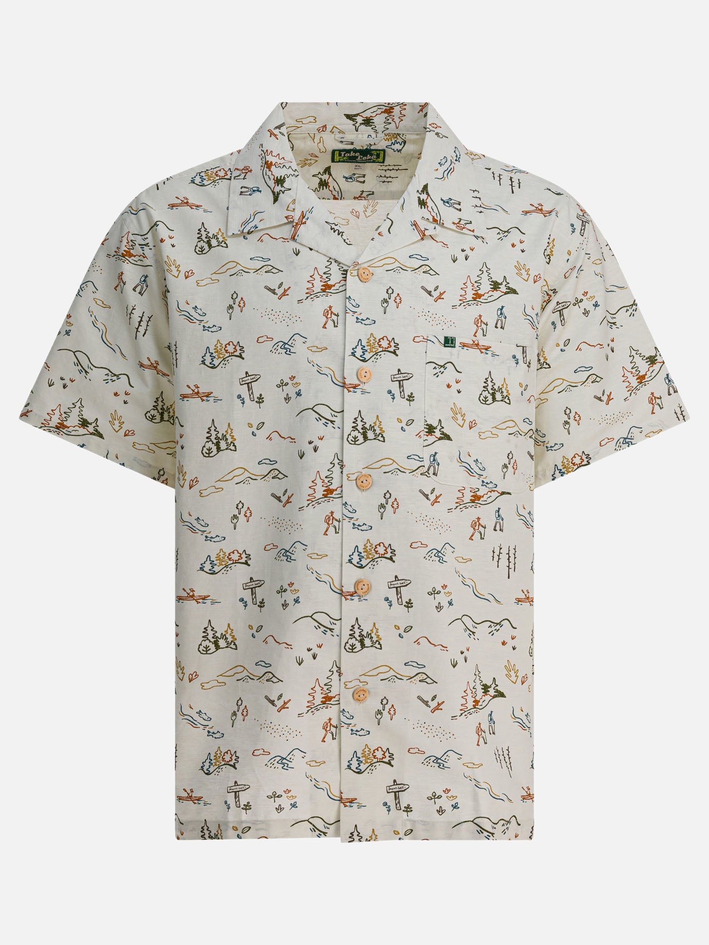 Camicie casual Print  Beige - Montbell Uomo | PDP | VIETTI Online Store | thumbnail