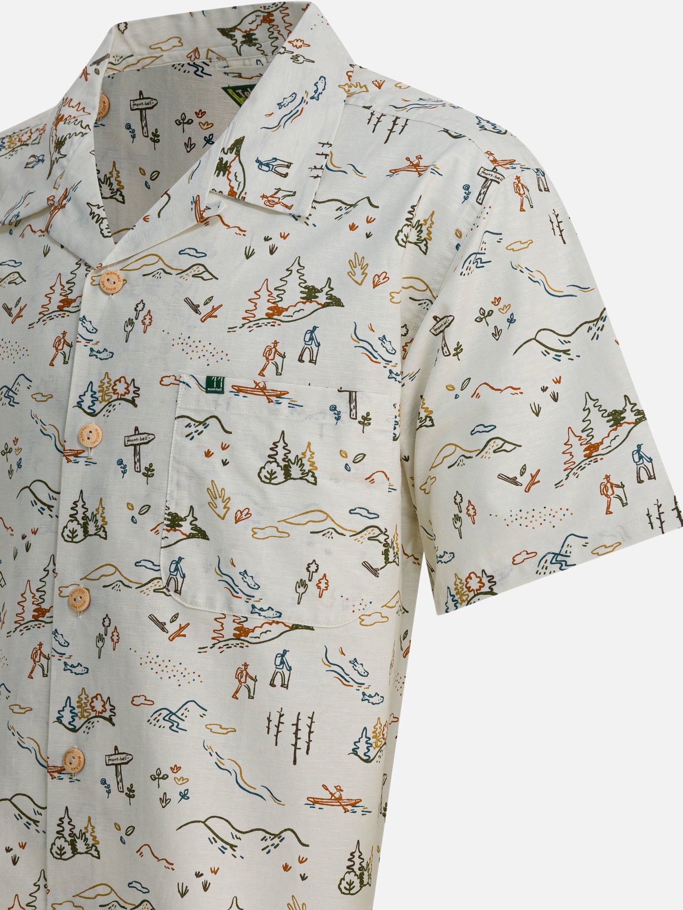 Camicie casual Print  Beige - Montbell Uomo | PDP | VIETTI Online Store | thumbnail_4