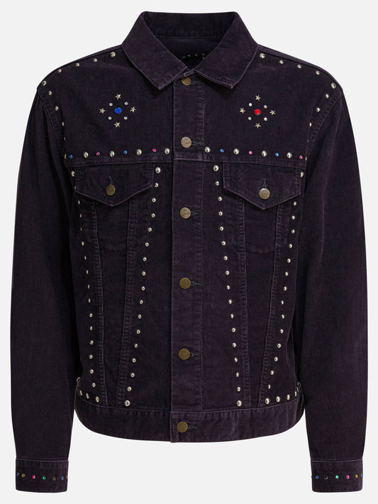 Quilted & Utility Jackets Solid colour  Purple - Needles Men | PLP | VIETTI Online Store 
