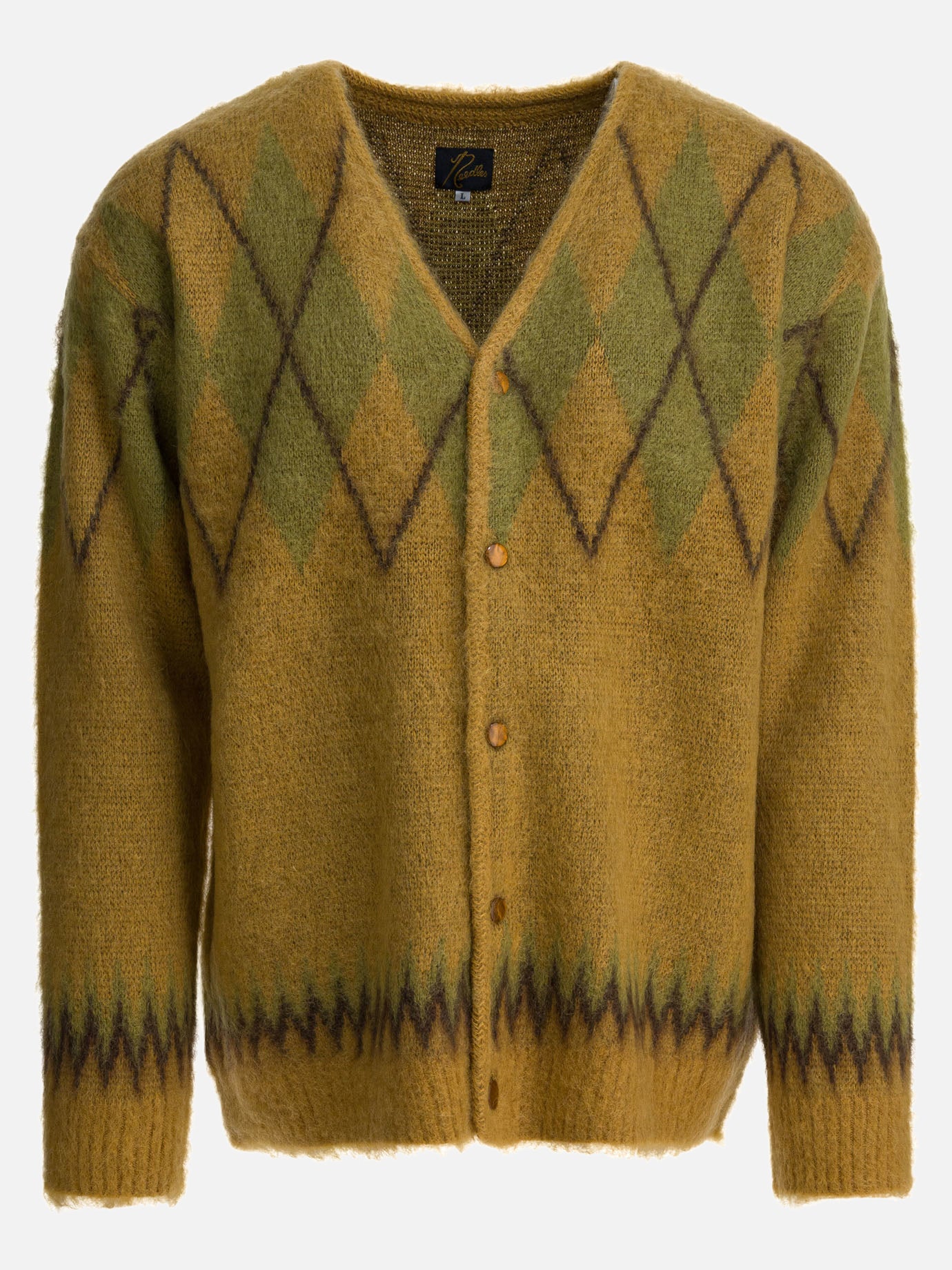 Cardigans Argyle  Yellow - Needles Men | PDP | VIETTI Online Store | Zoom-Modal
