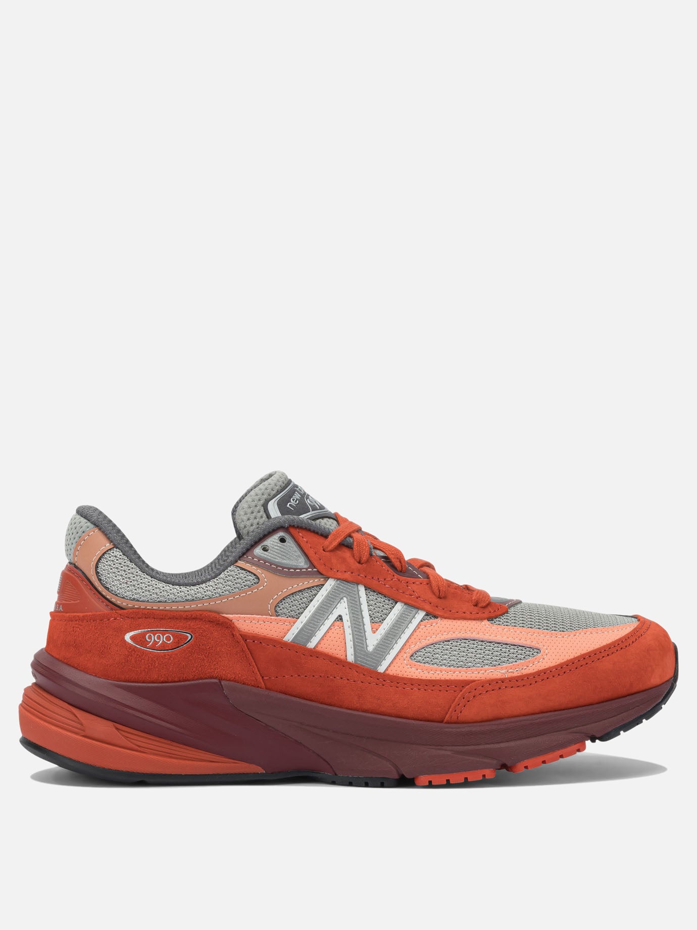 Low top sneakers 50% mesh 50% suede - 100% rubber  Red - New Balance Men | PDP | VIETTI Online Store | thumbnail