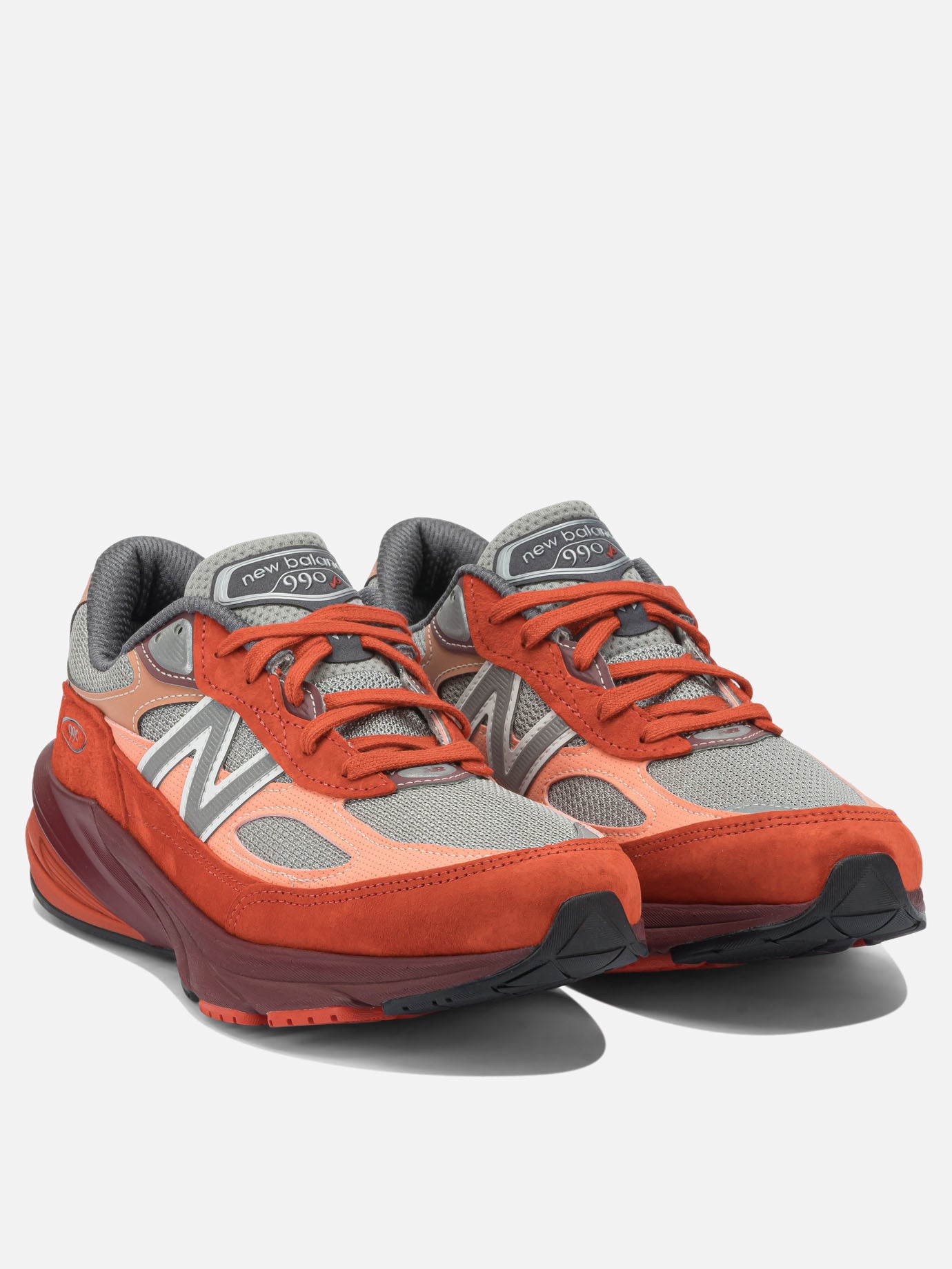 Low top sneakers 50% mesh 50% suede - 100% rubber  Red - New Balance Men | PDP | VIETTI Online Store | thumbnail_2