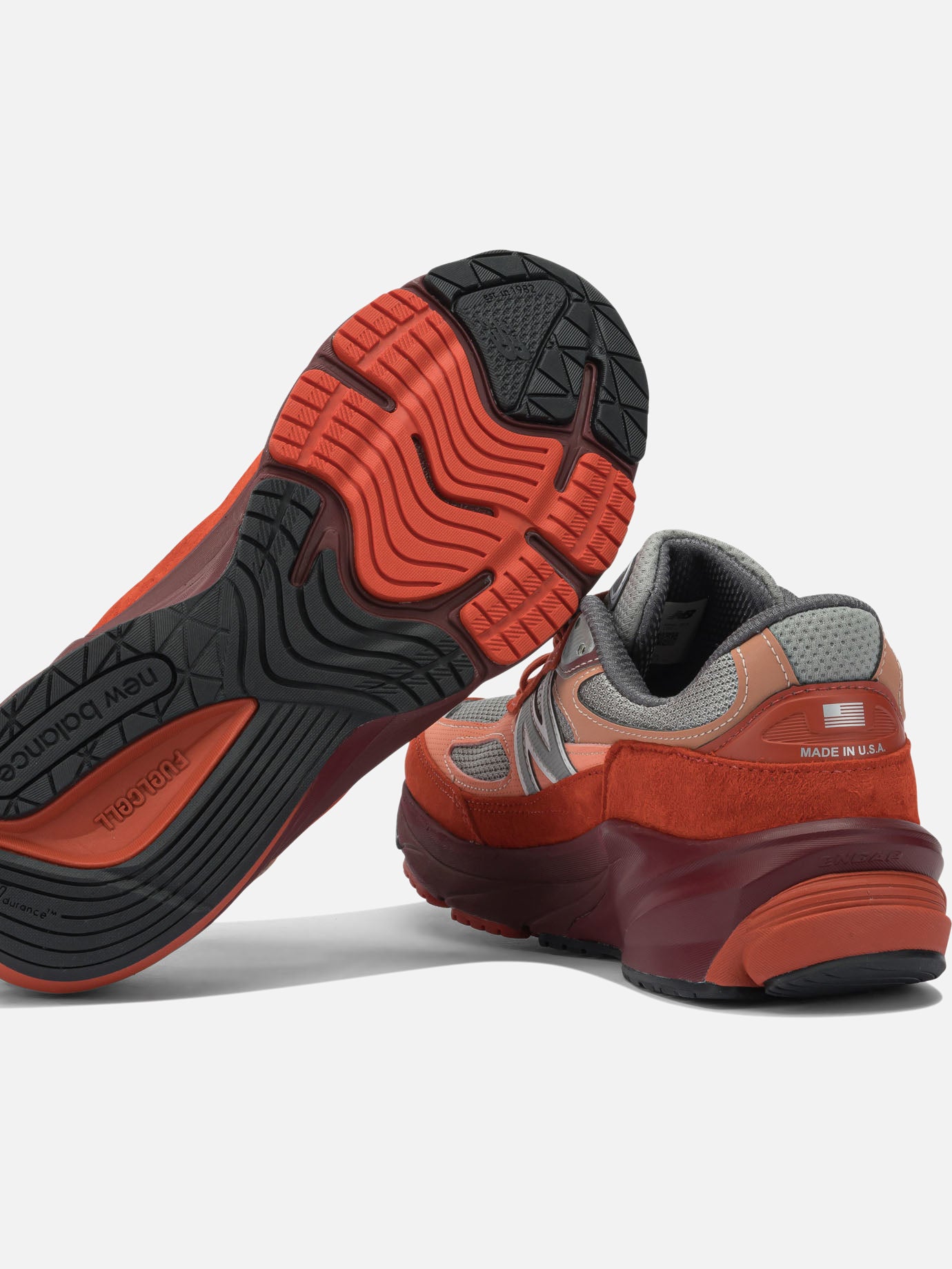 Low top sneakers 50% mesh 50% suede - 100% rubber  Red - New Balance Men | PDP | VIETTI Online Store | thumbnail_5