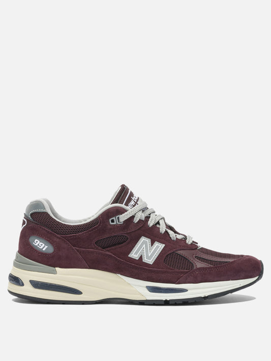 Low top sneakers 100% suede leather - 100% rubber  Bordeaux - New Balance Men | PDP | VIETTI Online Store 
