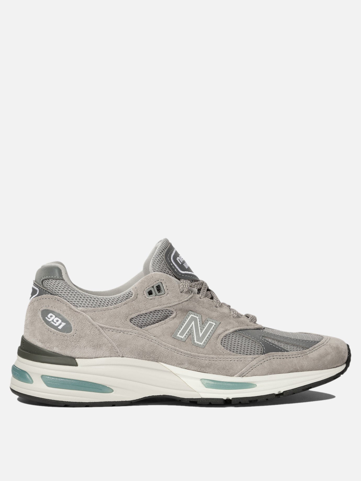 Low top sneakers 100% suede - 100% rubber  Grey - New Balance Men | PDP | VIETTI Online Store | thumbnail
