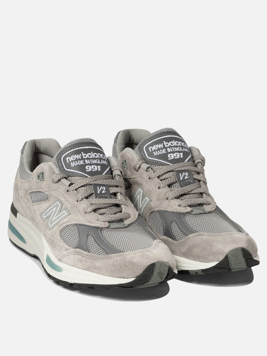 Low top sneakers 100% suede - 100% rubber  Grey - New Balance Men | PDP | VIETTI Online Store | 2
