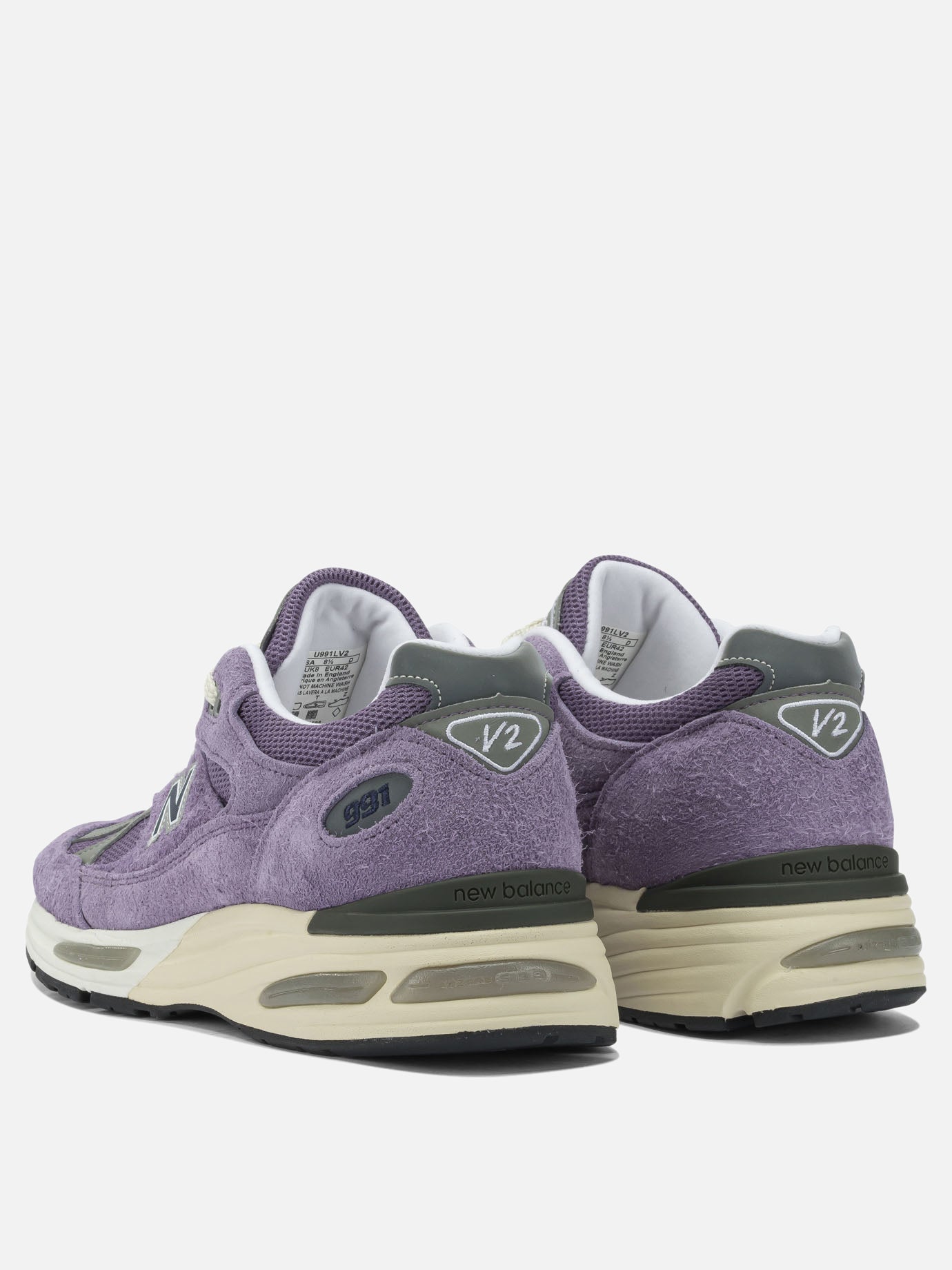 Low top sneakers 50% mesh 50% suede - 100% rubber  Purple - New Balance Men | PDP | VIETTI Online Store | thumbnail_4