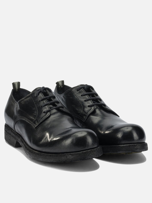 Derby 100% leather - 100% rubber  Black - Officine Creative Men | PDP | VIETTI Online Store | 2
