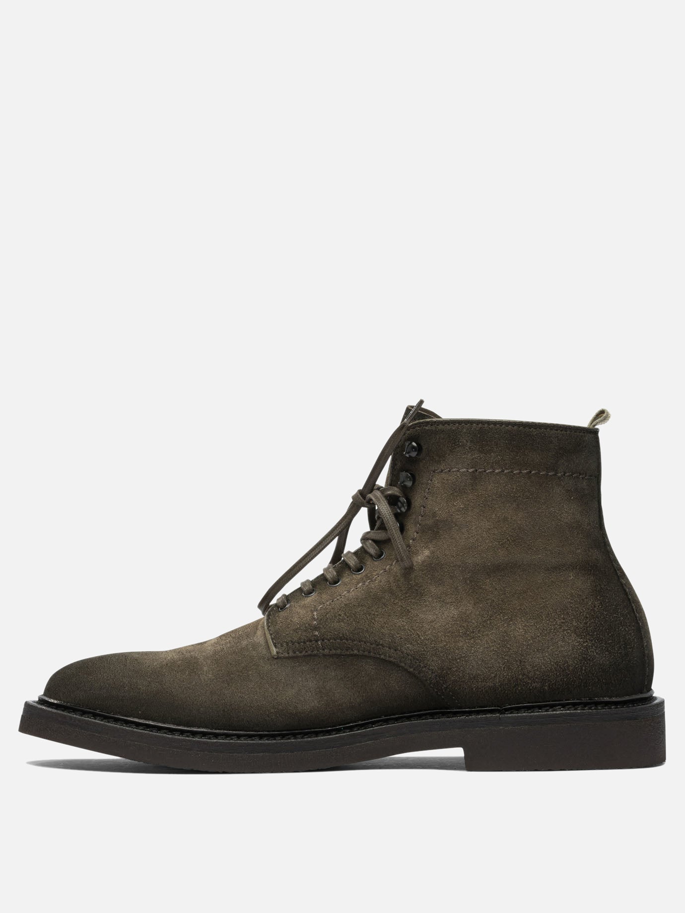 Stivaletti stringati 100% suede - 100% rubber  Verde - Officine Creative Uomo | PDP | VIETTI Online Store | thumbnail_3