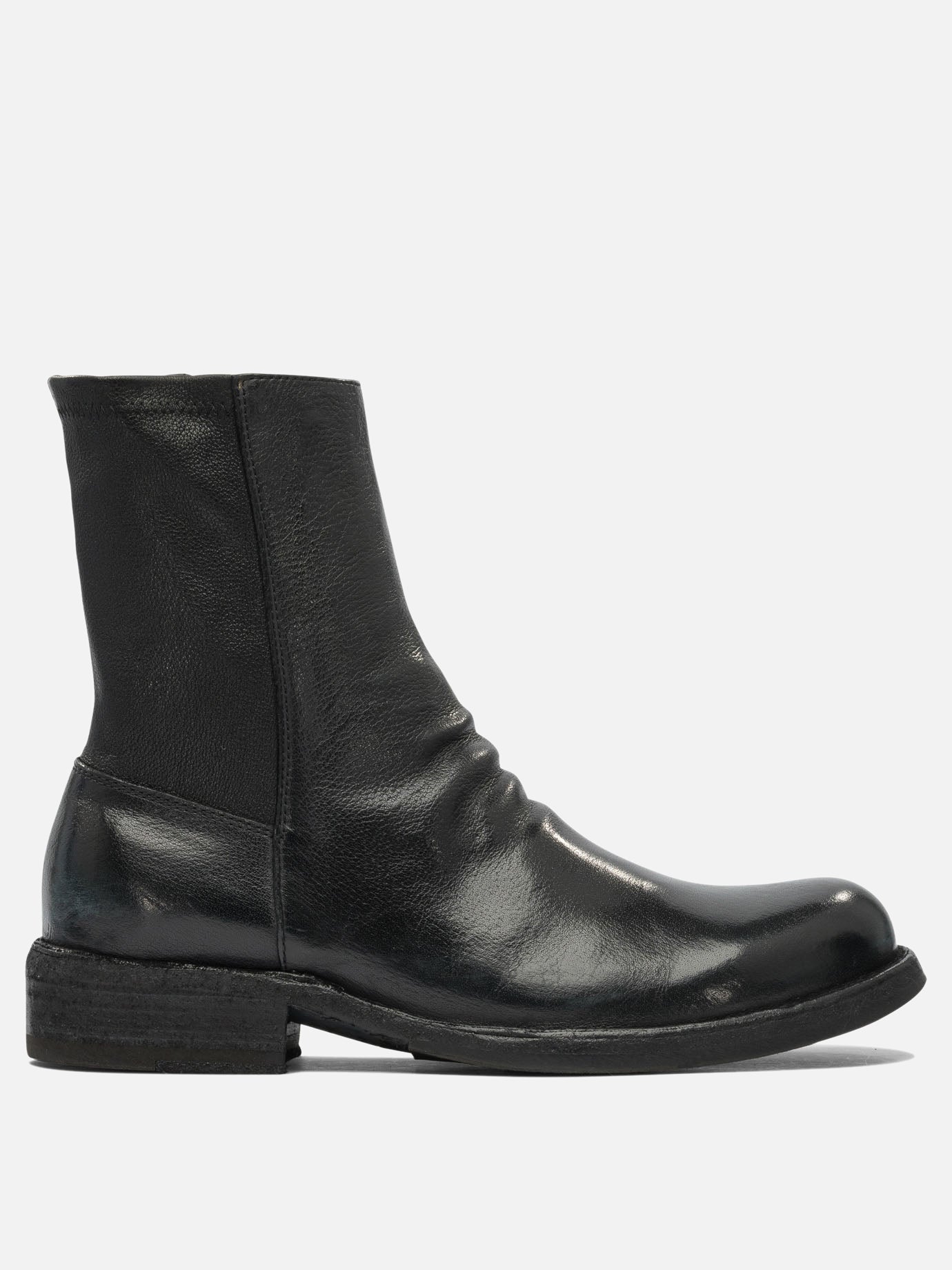 Stivaletti con zip 100% leather - 100% rubber  Nero - Officine Creative Donna | PDP | VIETTI Online Store | thumbnail