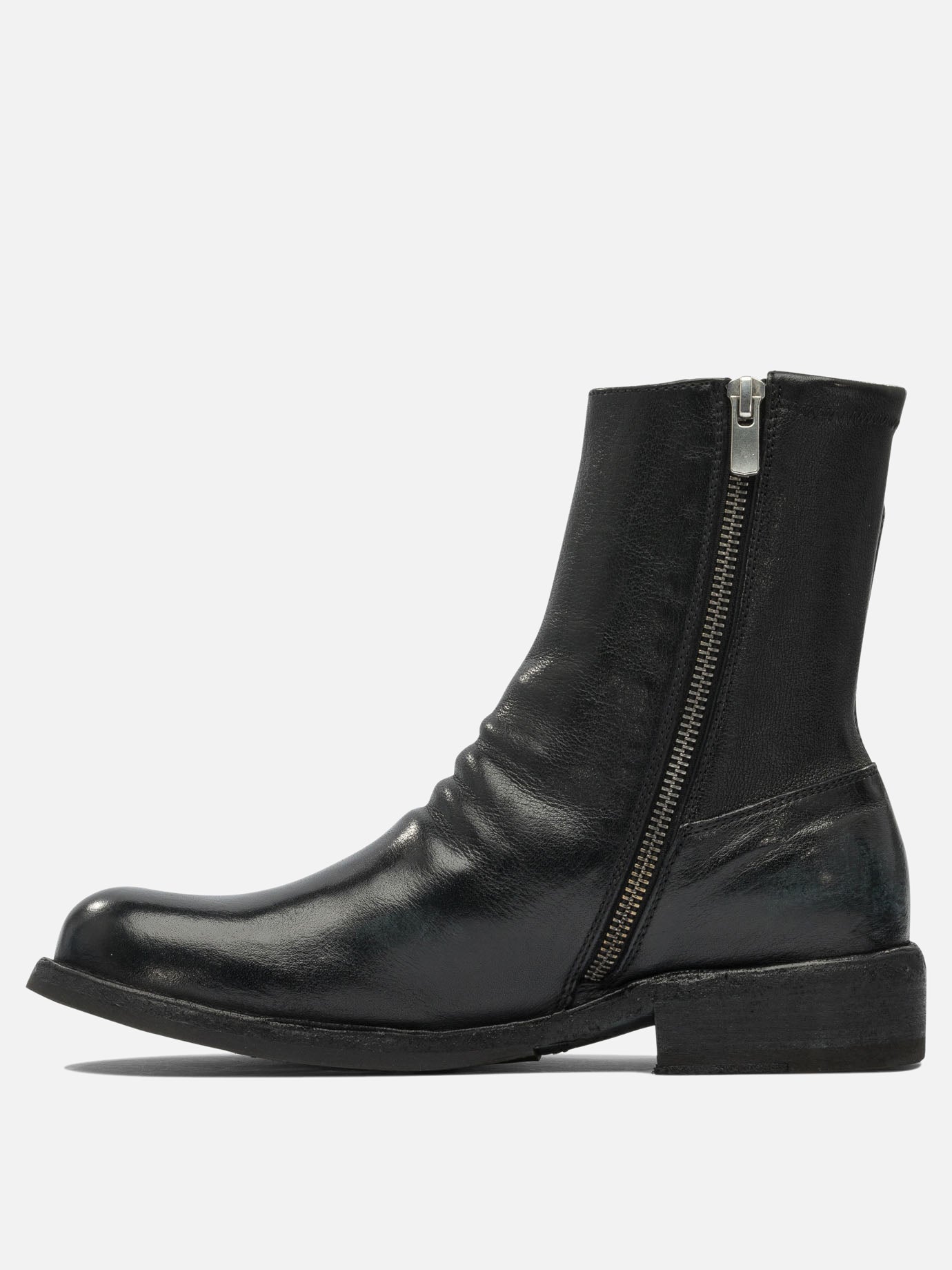 Stivaletti con zip 100% leather - 100% rubber  Nero - Officine Creative Donna | PDP | VIETTI Online Store | thumbnail_3