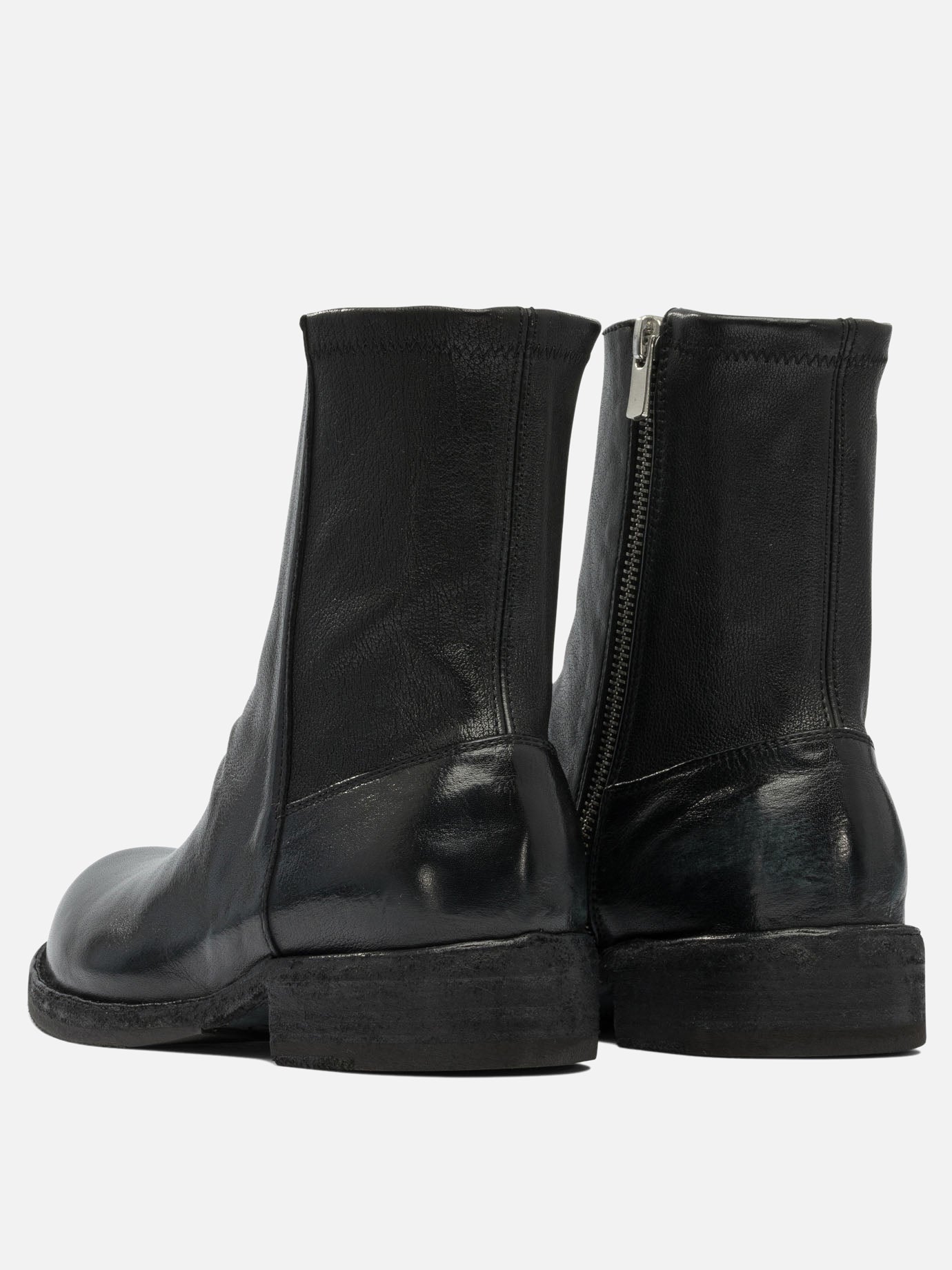 Stivaletti con zip 100% leather - 100% rubber  Nero - Officine Creative Donna | PDP | VIETTI Online Store | thumbnail_4