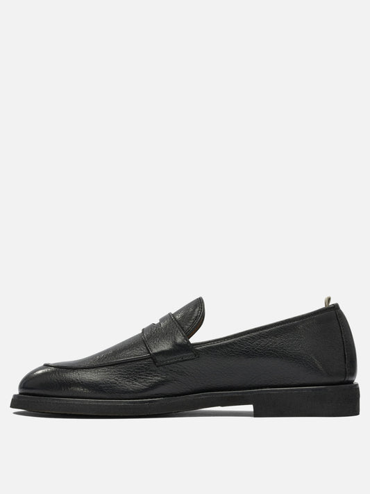 Loafers 100% suede - 100% rubber  Black - Officine Creative Men | PLP | VIETTI Online Store 
