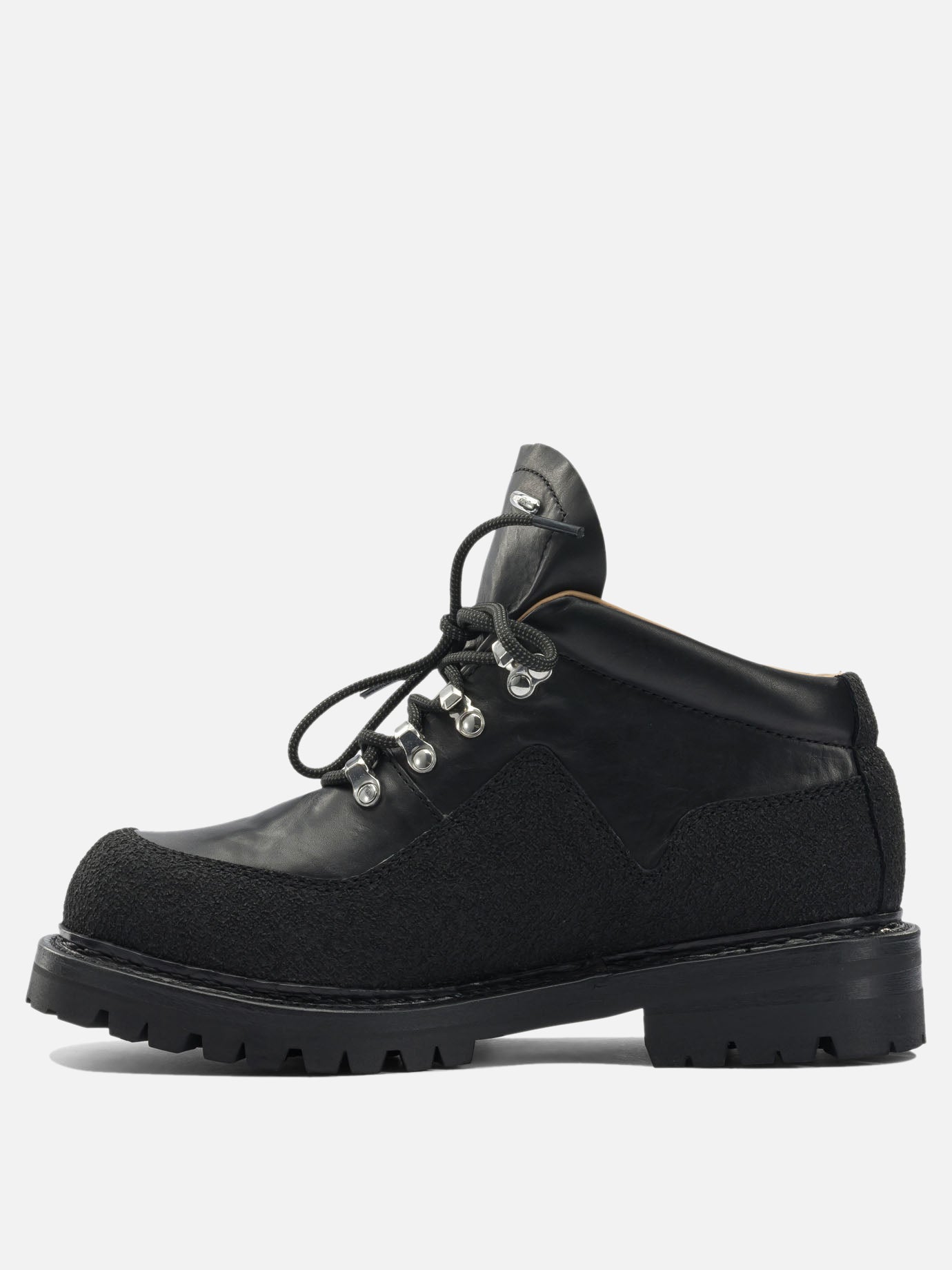 Stivaletti stringati 100% cow leather  Nero - Our Legacy Uomo | PDP | VIETTI Online Store | thumbnail_3