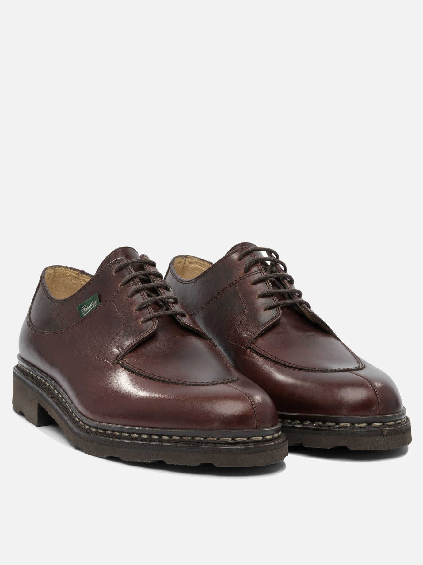 Derby 100% leather - 100% rubber  Brown - Paraboot Men | PDP | VIETTI Online Store | Zoom-Modal_2
