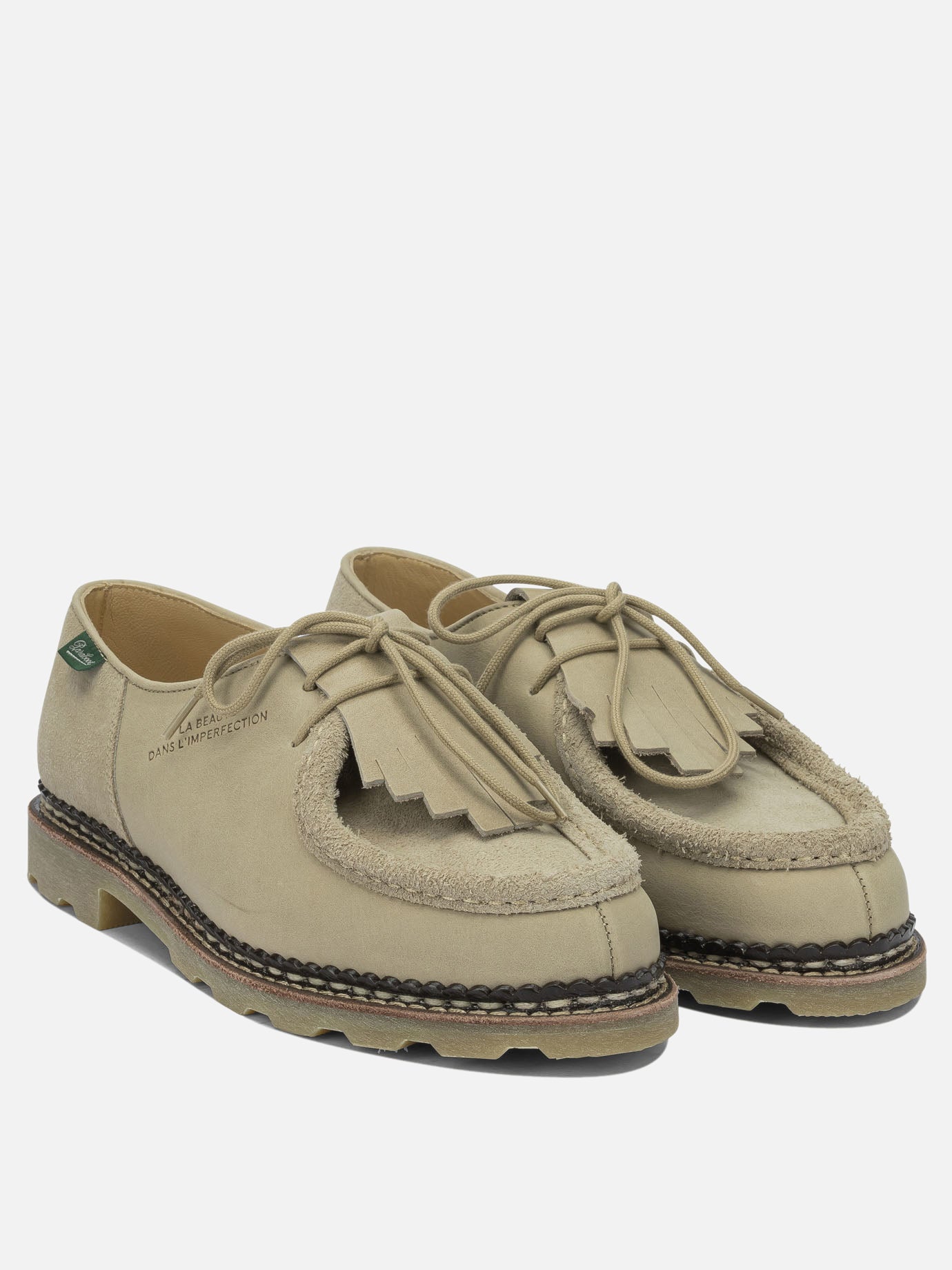 Derby 100% leather - 100% rubber  Beige - Paraboot Men | PDP | VIETTI Online Store | thumbnail_2