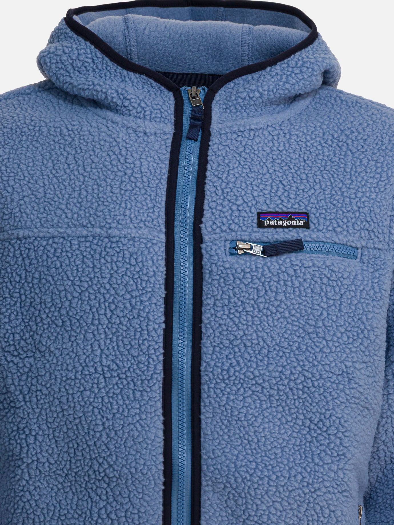 Fleece jackets Logo  Light blue - Patagonia Men | PDP | VIETTI Online Store | thumbnail_3