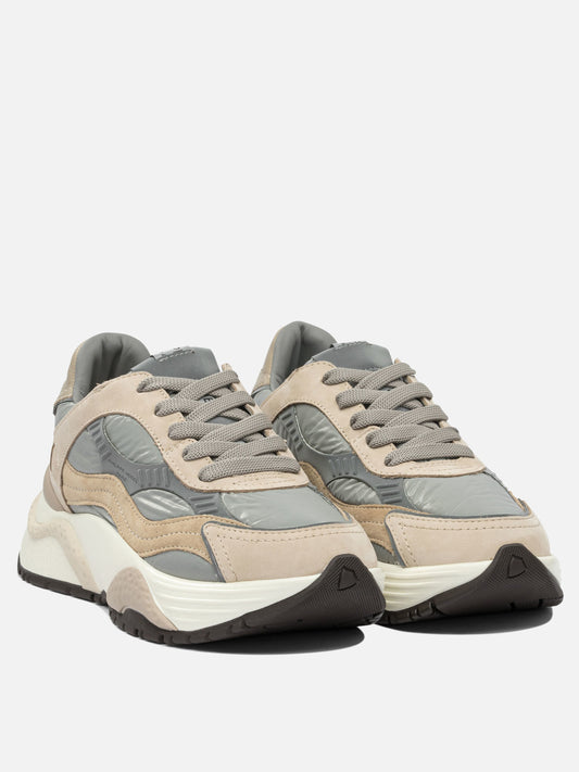 Sneaker basse 50% fabric 40% calf leather 10% goat leather - 100% rubber  Beige - Philippe Model Paris Donna | PLP | VIETTI Online Store | 2
