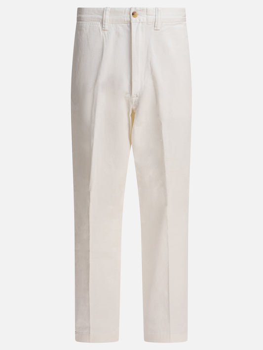 Leisure trousers Solid colour  White - Polo Ralph Lauren Women | PDP | VIETTI Online Store 
