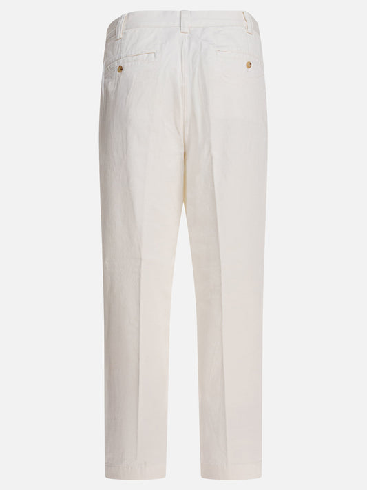 Pantaloni casual Solid colour  Bianco - Polo Ralph Lauren Donna | PDP | VIETTI Online Store | 2

