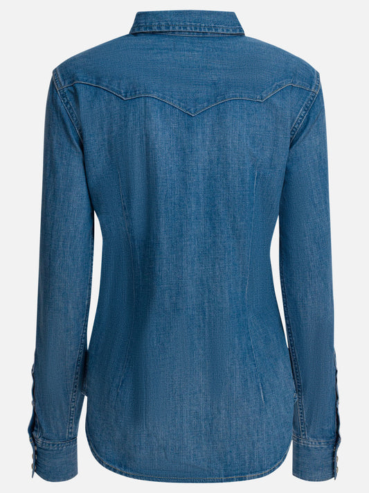 Camicie casual Solid colour  Azzurro - Polo Ralph Lauren Donna | PLP | VIETTI Online Store | 2
