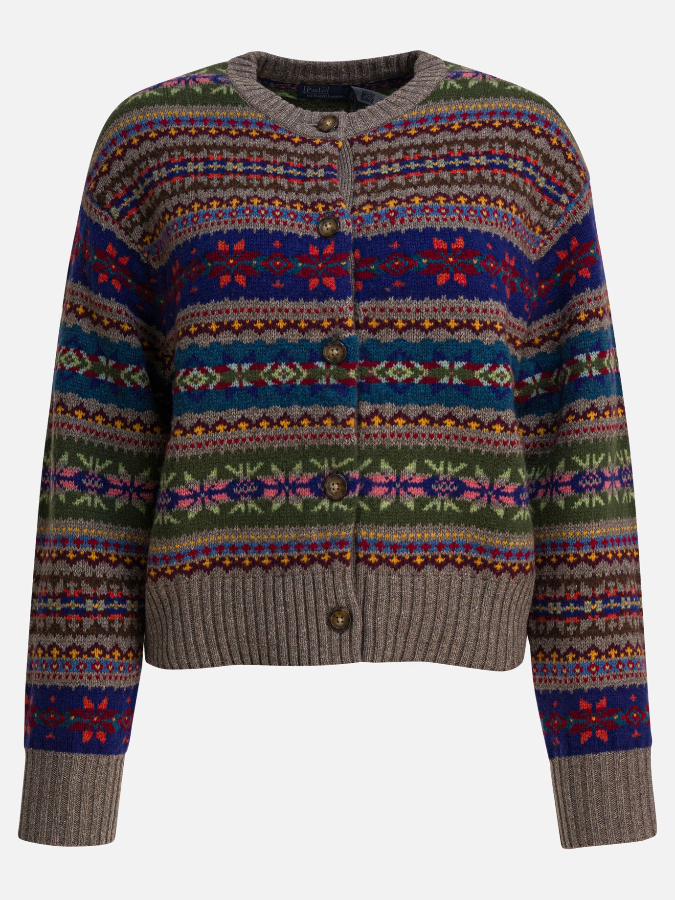 Cardigan Print  Beige - Polo Ralph Lauren Donna | PDP | VIETTI Online Store | Zoom-Modal
