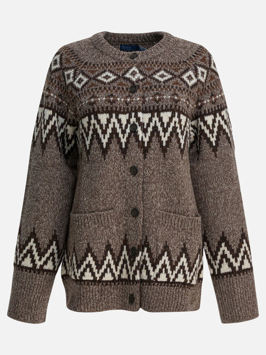Cardigans Textured knit  Brown - Polo Ralph Lauren Women | PDP | VIETTI Online Store 
