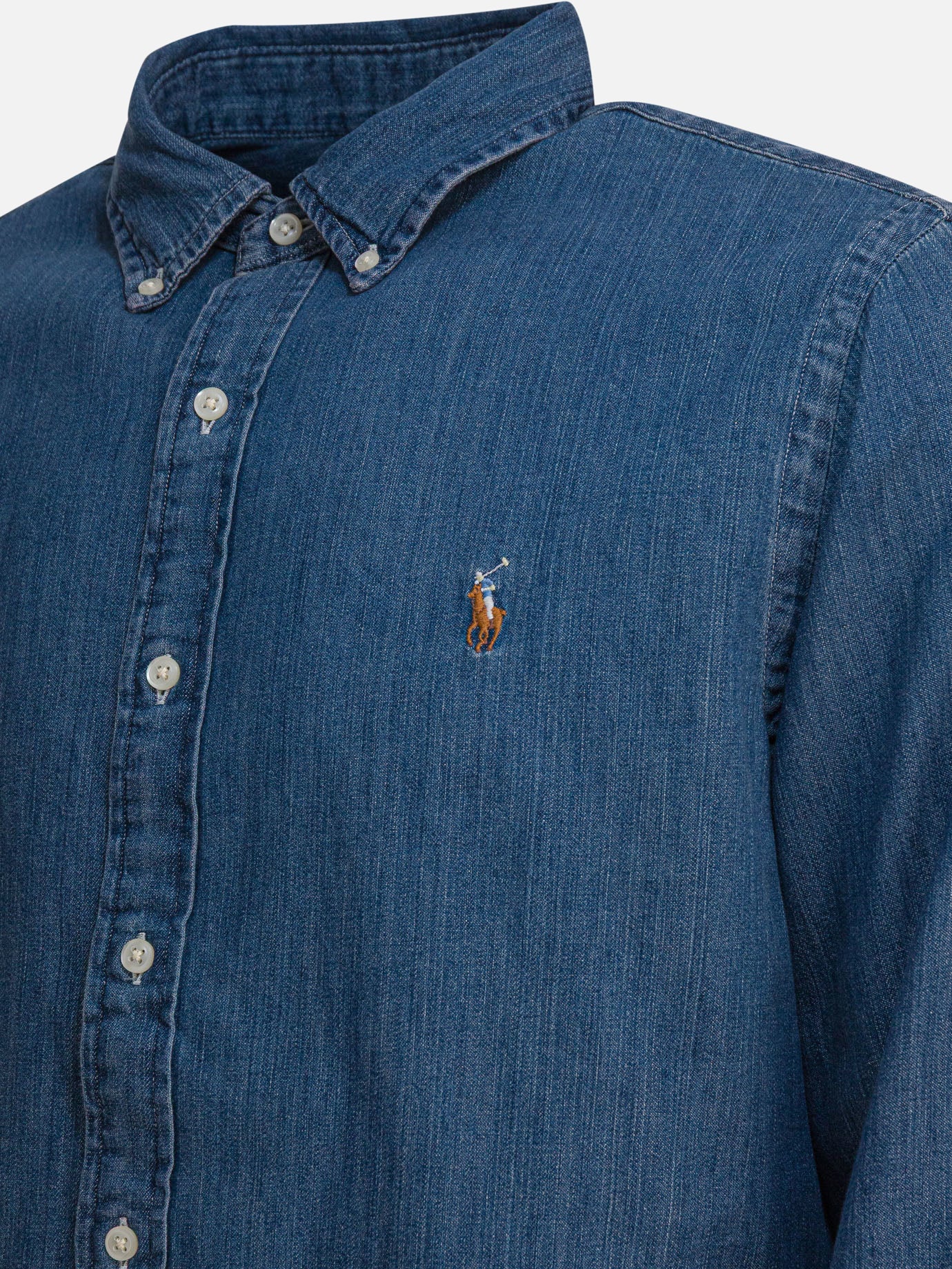 Casual shirts Denim  Light blue - Polo Ralph Lauren Men | PDP | VIETTI Online Store | thumbnail_3