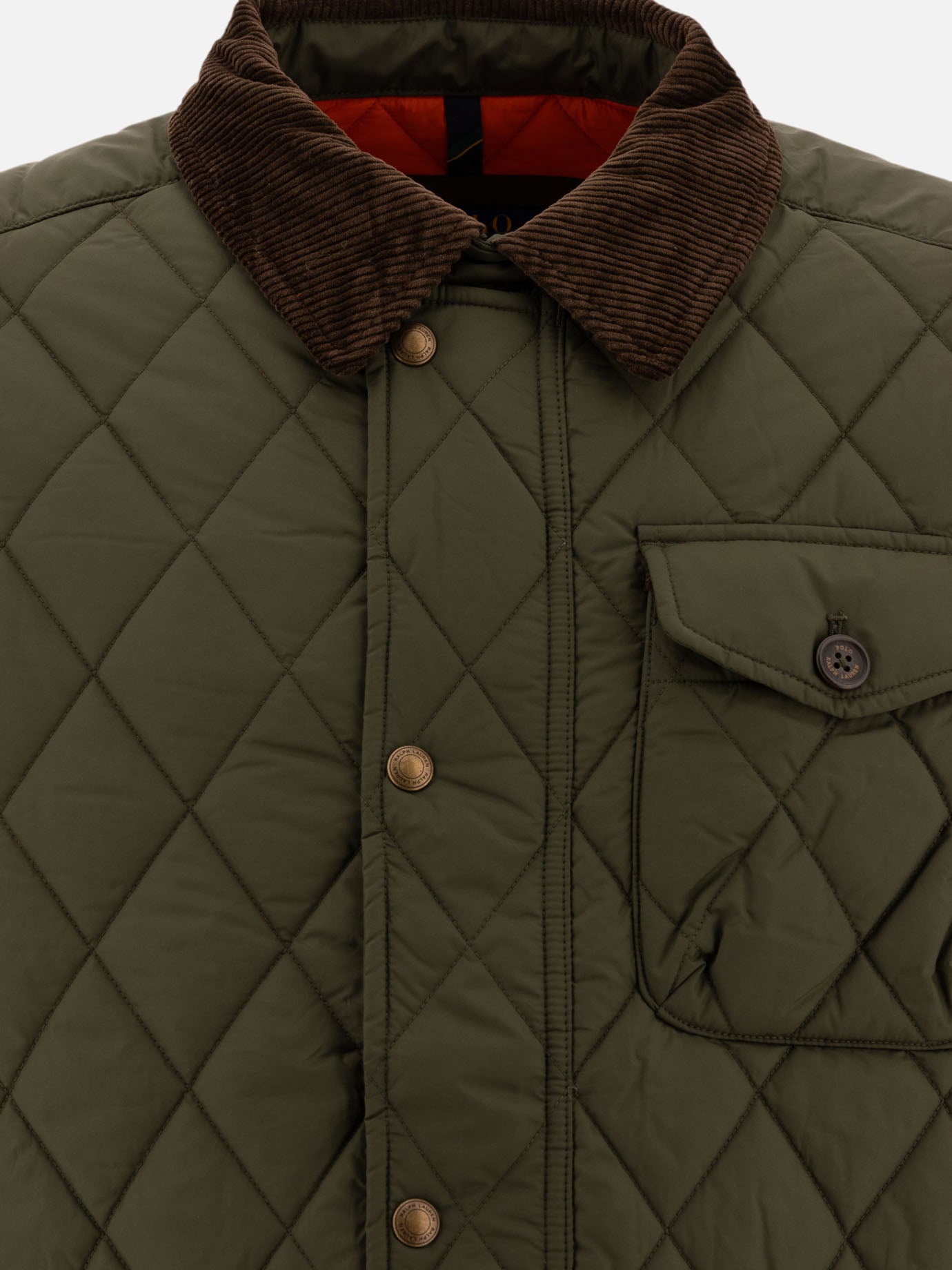 Quilted & Utility Jackets Solid colour  Green - Polo Ralph Lauren Men | PDP | VIETTI Online Store | thumbnail_3