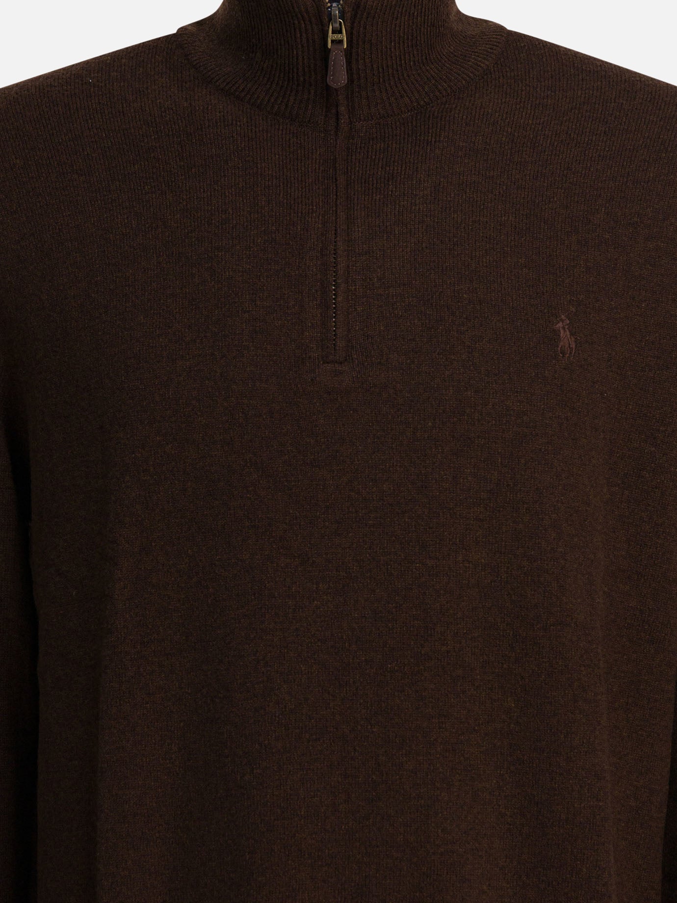 Maglioni con mezza zip Logo  Marrone - Polo Ralph Lauren Uomo | PDP | VIETTI Online Store | Zoom-Modal_3
