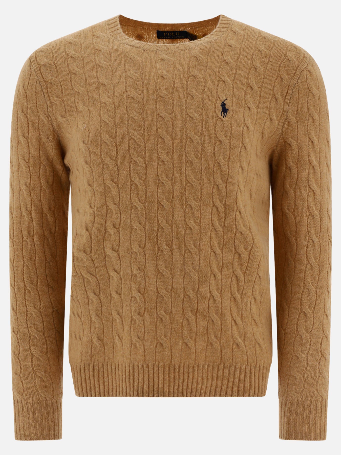 Maglioni girocollo Logo  Beige - Polo Ralph Lauren Uomo | PDP | VIETTI Online Store | Zoom-Modal
