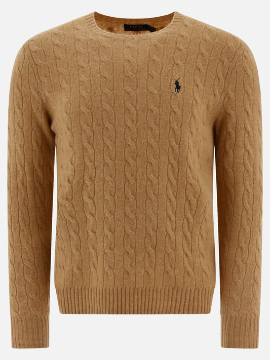 Maglioni girocollo Logo  Beige - Polo Ralph Lauren Uomo | VIETTI Online Store 
