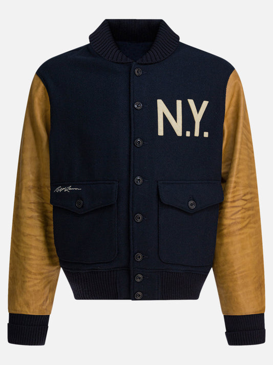 Bomber Print  Blu - Polo Ralph Lauren Uomo | PLP | VIETTI Online Store 
