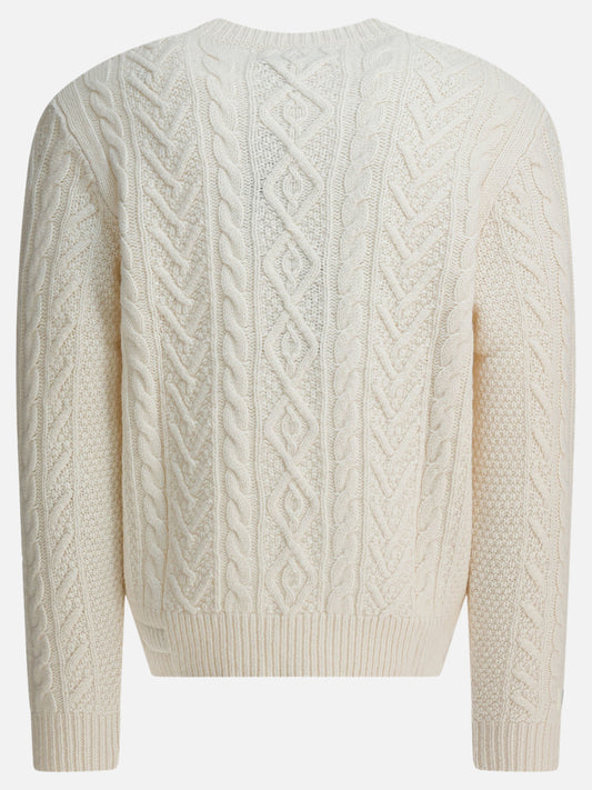 Crewneck sweaters Textured knit  White - Polo Ralph Lauren Men | PDP | VIETTI Online Store | 2
