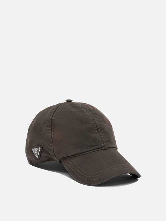Prada Cappello trucker in cotone 13605520_L Brown 2