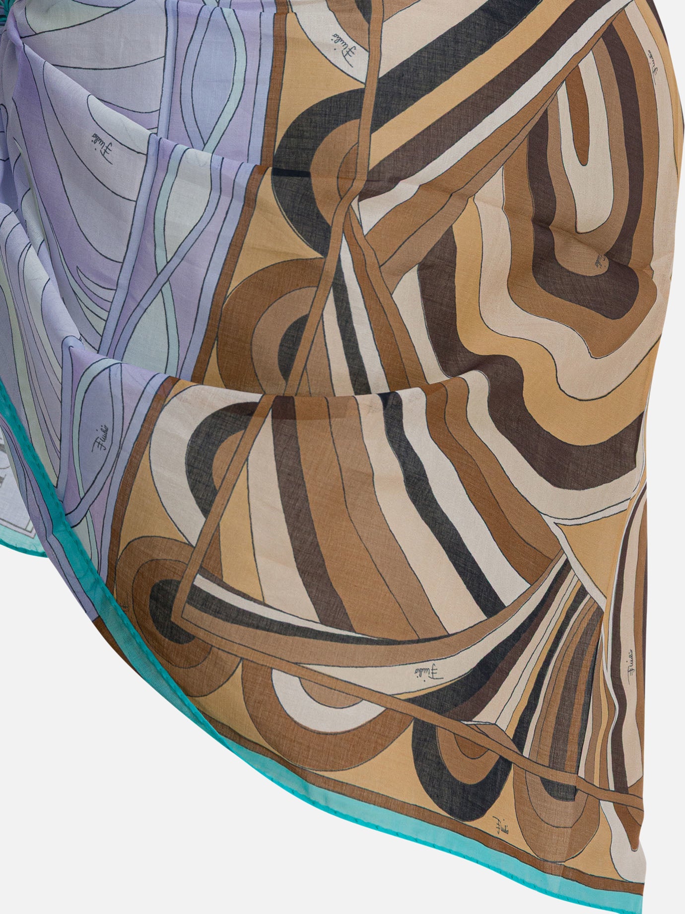 Beach dresses Graphics  Light blue - Pucci Women | PDP | VIETTI Online Store | thumbnail_4