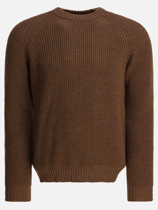 Crewneck sweaters Solid colour  Brown - Rakkì Men | PDP | VIETTI Online Store 
