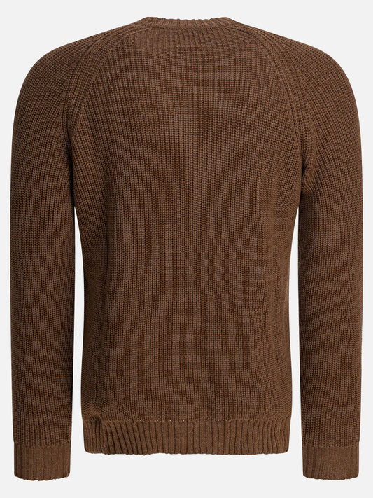 Crewneck sweaters Solid colour  Brown - Rakkì Men | PDP | VIETTI Online Store | 2
