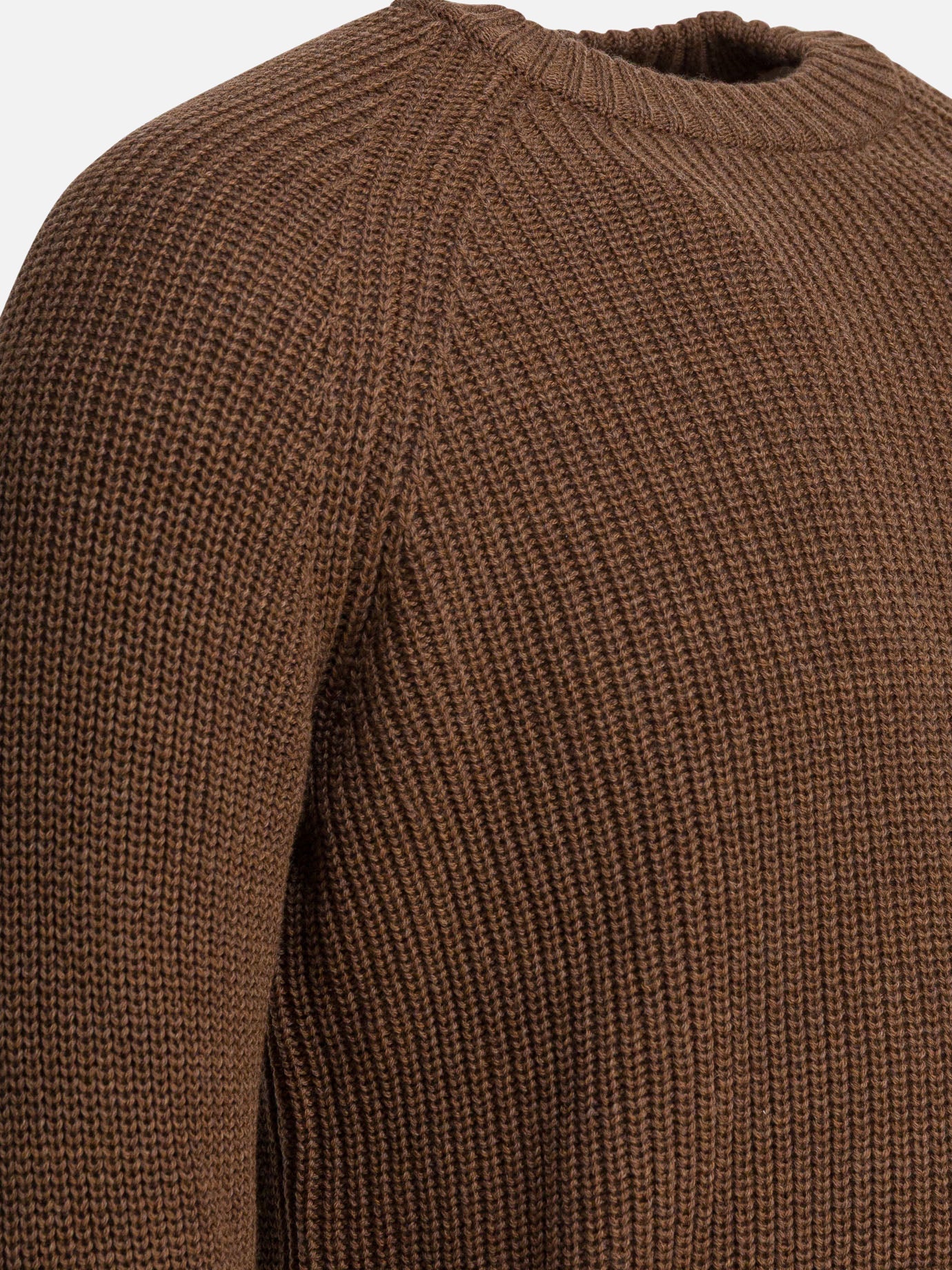 Crewneck sweaters Solid colour  Brown - Rakkì Men | PDP | VIETTI Online Store | thumbnail_4