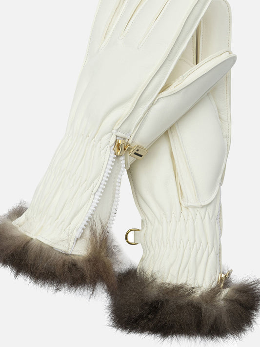 Guanti sportivi 100% leather  Bianco - Restelli Donna | VIETTI Online Store | 2
