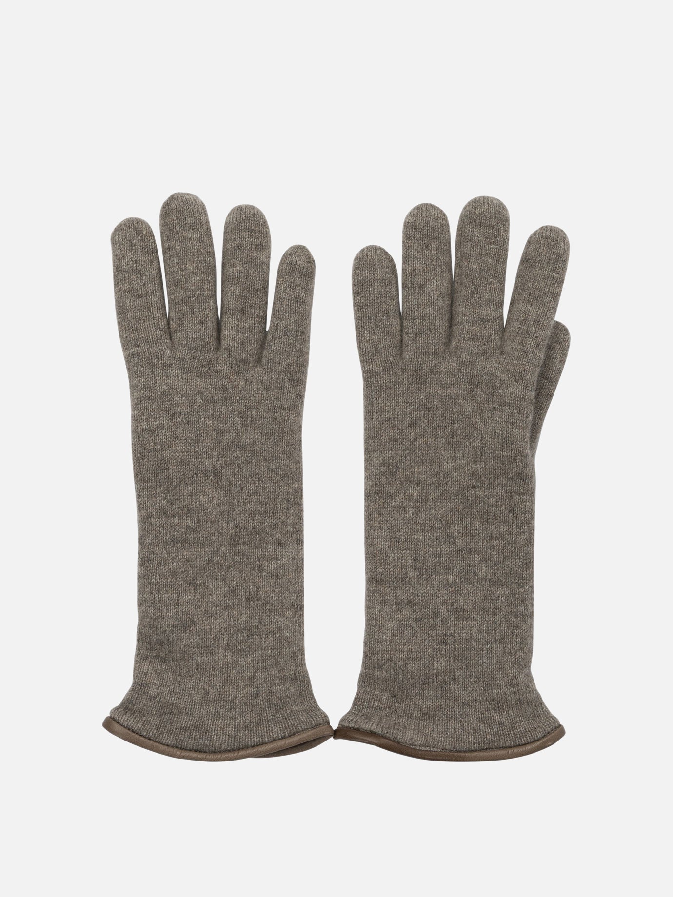 Casual gloves 100% cashmere  Beige - Restelli Women | PDP | VIETTI Online Store | Zoom-Modal

