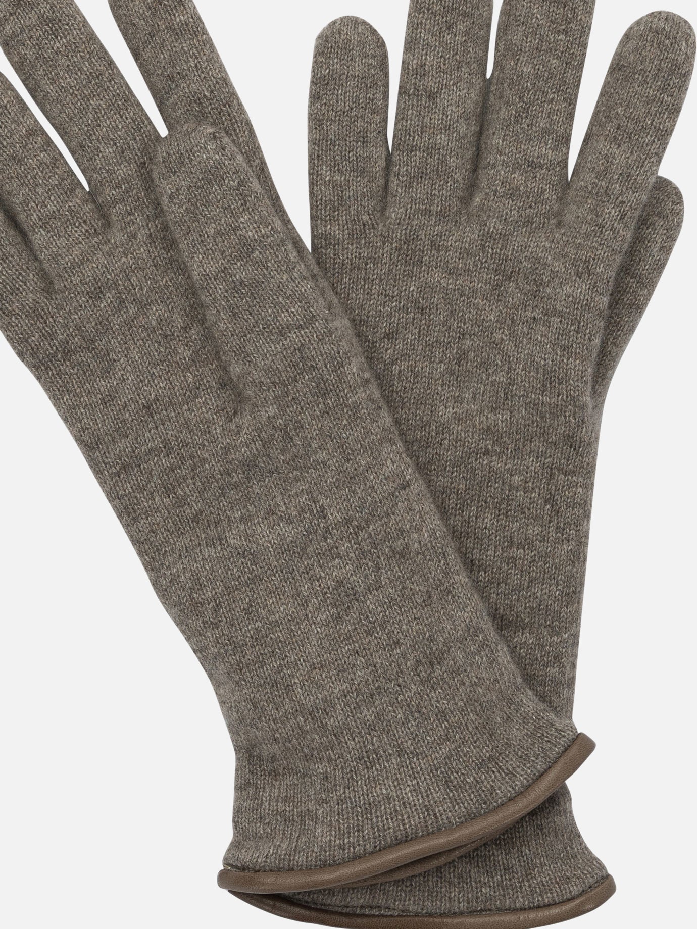 Casual gloves 100% cashmere  Beige - Restelli Women | PDP | VIETTI Online Store | Zoom-Modal_2
