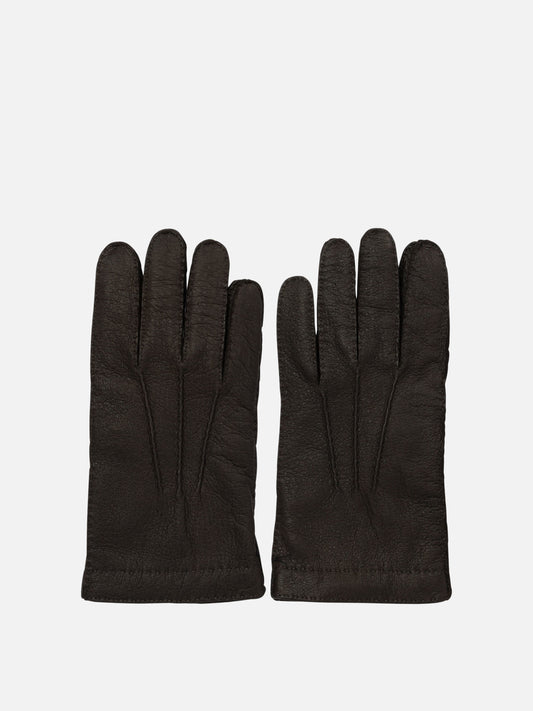 Guanti casual 100% leather  Marrone - Restelli Uomo | VIETTI Online Store 
