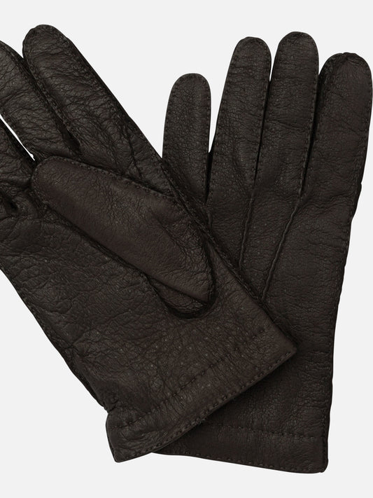 Guanti casual 100% leather  Marrone - Restelli Uomo | VIETTI Online Store | 2
