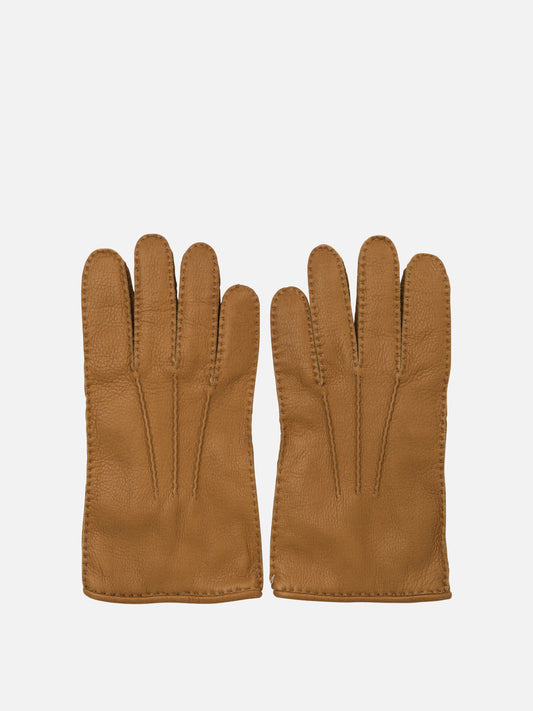 Guanti casual 100% leather  Marrone - Restelli Uomo | VIETTI Online Store 
