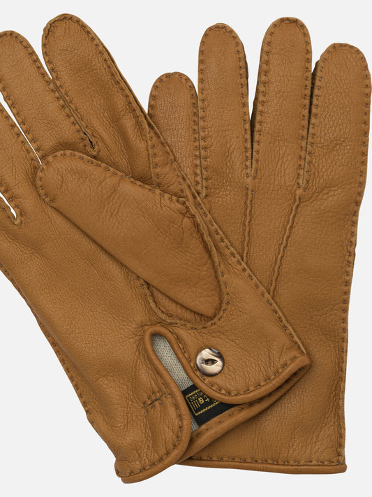 Guanti casual 100% leather  Marrone - Restelli Uomo | VIETTI Online Store | 2
