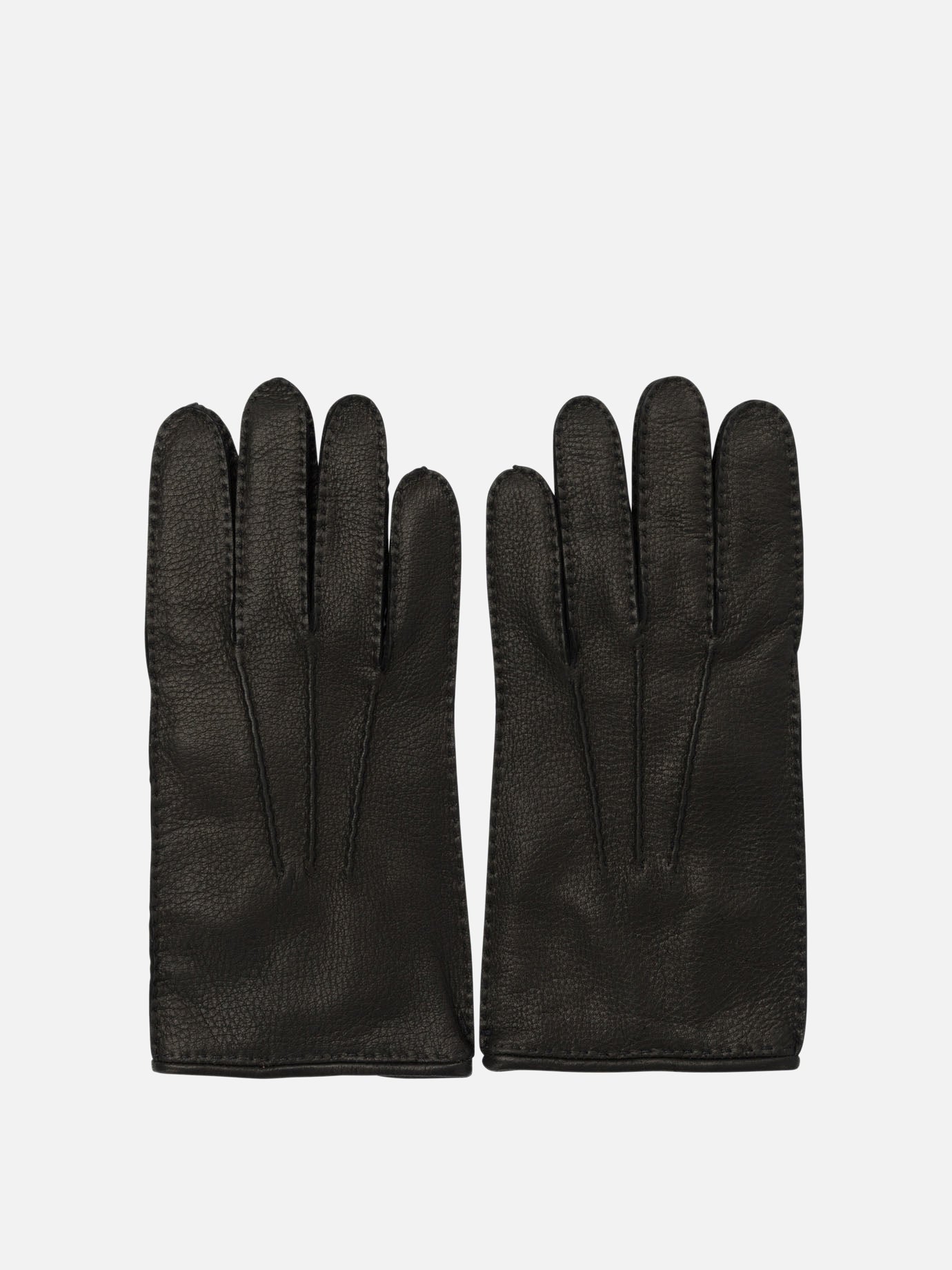 Guanti casual 100% leather  Nero - Restelli Uomo | PDP | VIETTI Online Store | Zoom-Modal
