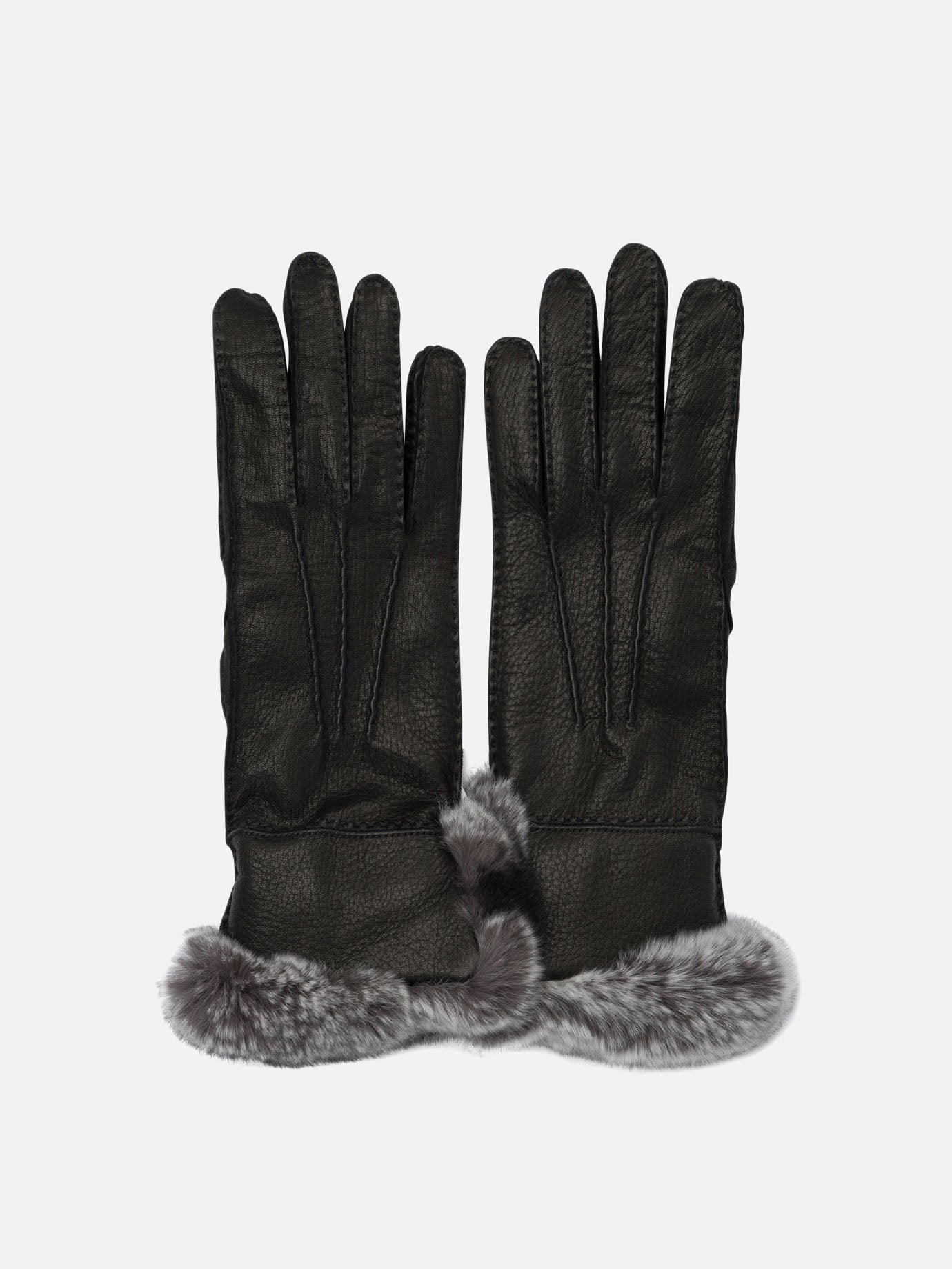 Casual gloves 100% leather  Black - Restelli Women | PDP | VIETTI Online Store | Zoom-Modal
