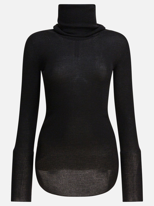 Turtleneck sweaters Solid colour  Black - Rick Owens Women | PLP | VIETTI Online Store 
